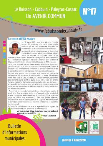 Bulletin municipal juin 2020