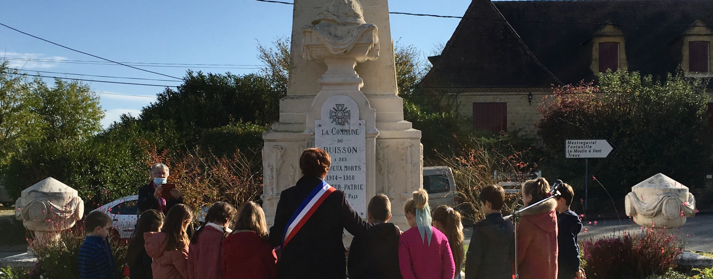 Cérémonies du 11 novembre au Buisson