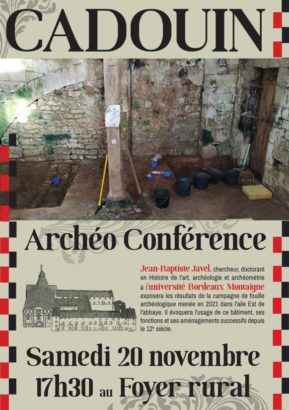 Archéo conférence au Foyer Rural de Cadouin