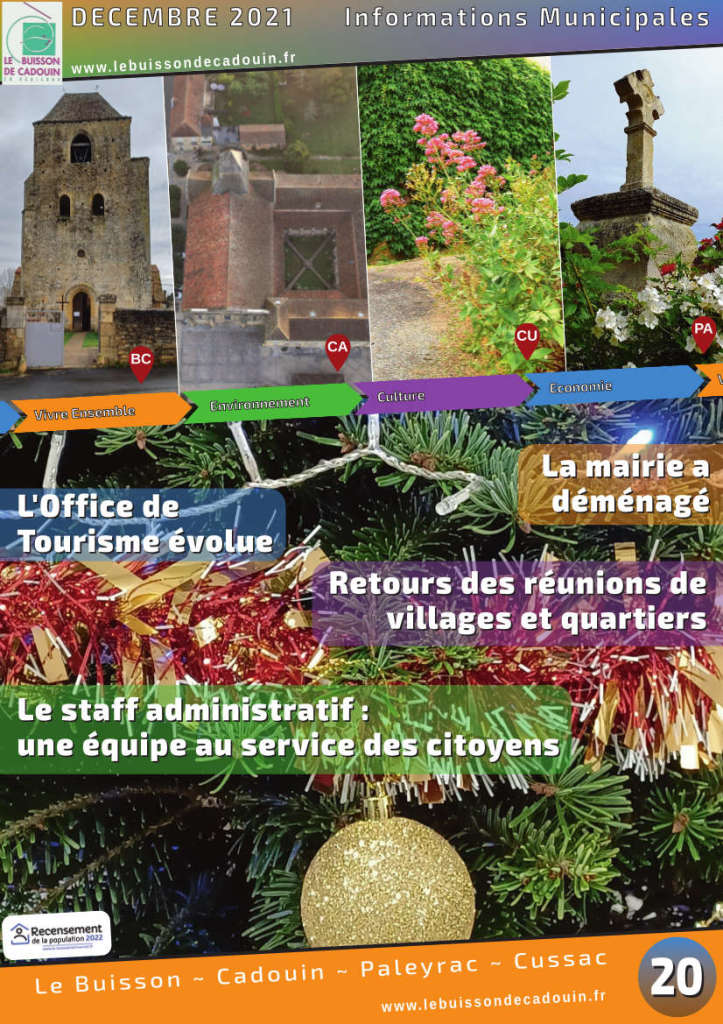 Bulletin Municipal n°20 - Décembre 2021