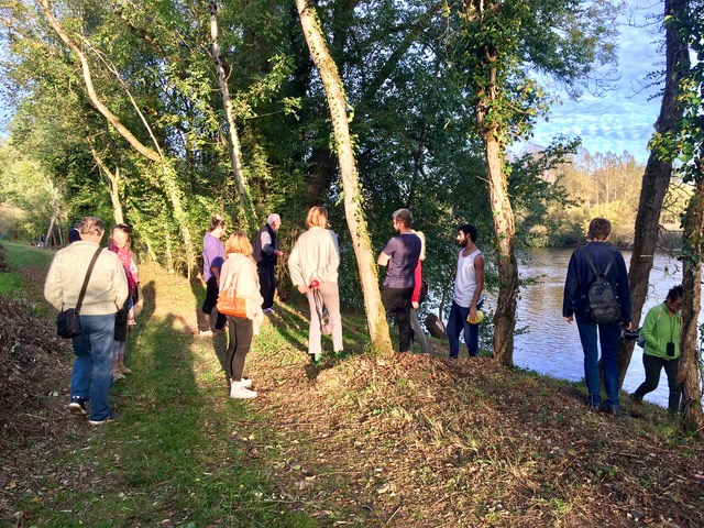 Parcours de pêche et promenade en bord de Dordogne