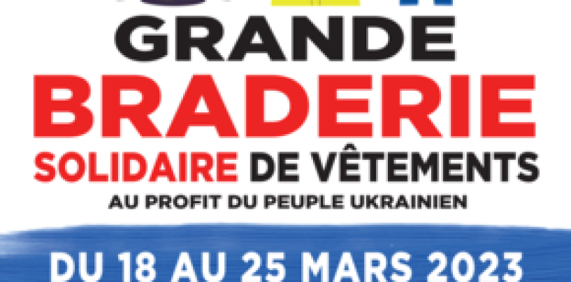 Braderie solidaire Ukraine à Bergerac