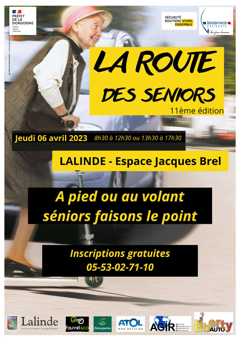 Affiche ROUTE DES SENIORS LALINDE