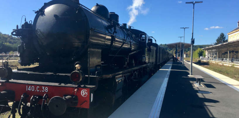 Un train à vapeur au Buisson !