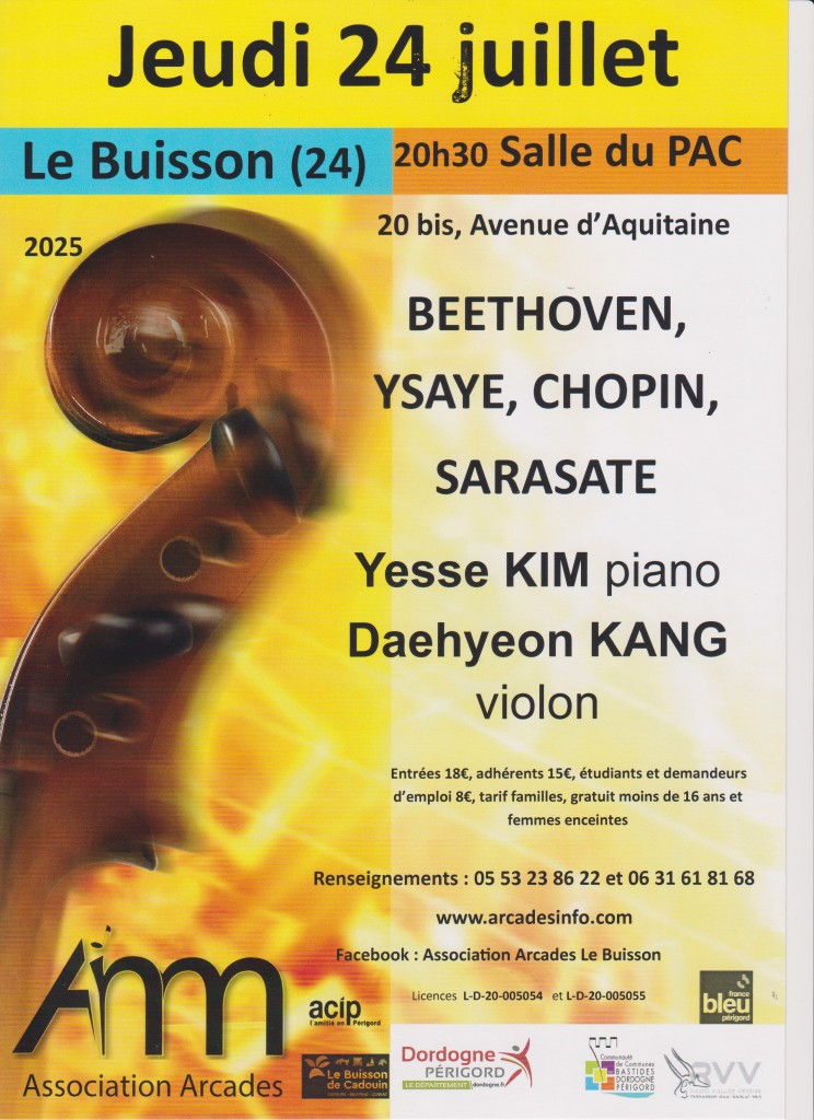 Affiche KIM KANG juillet 2025